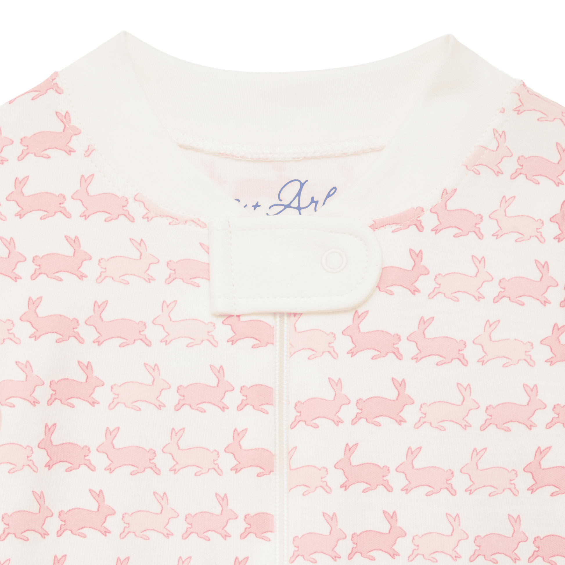 Luna and Arlo_Bunny Hop Zip Pajamas - Dusty Rose_3