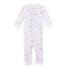 Bunny Hop Zip Pajamas - Ivory - Magnolia BabyZipper Pajamas