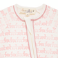 Bunny Hop Zip Playsuit - Dusty Rose - Magnolia BabyPlaysuit