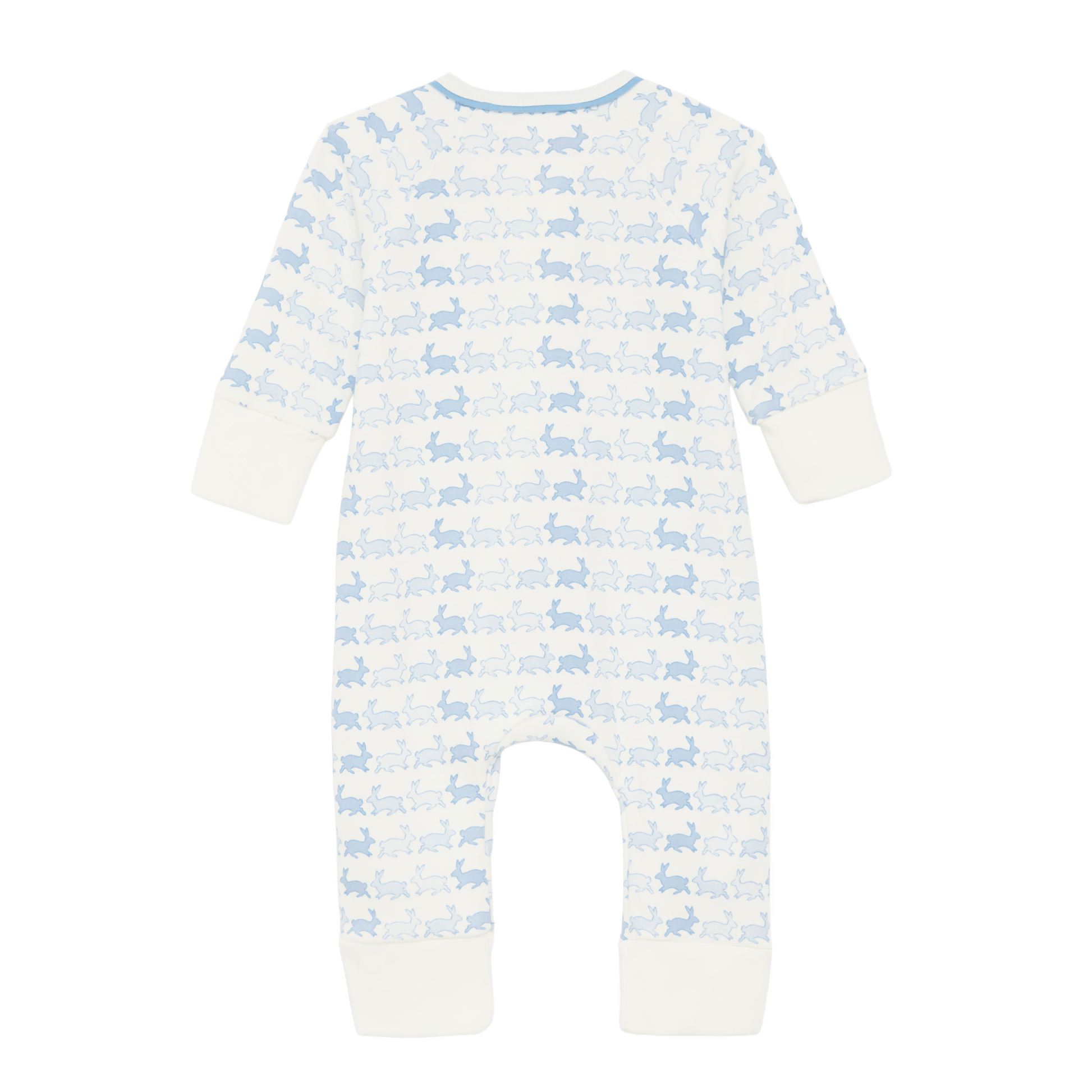 Bunny Hop Zip Playsuit - Sky - Luna and Arlo Playsuit