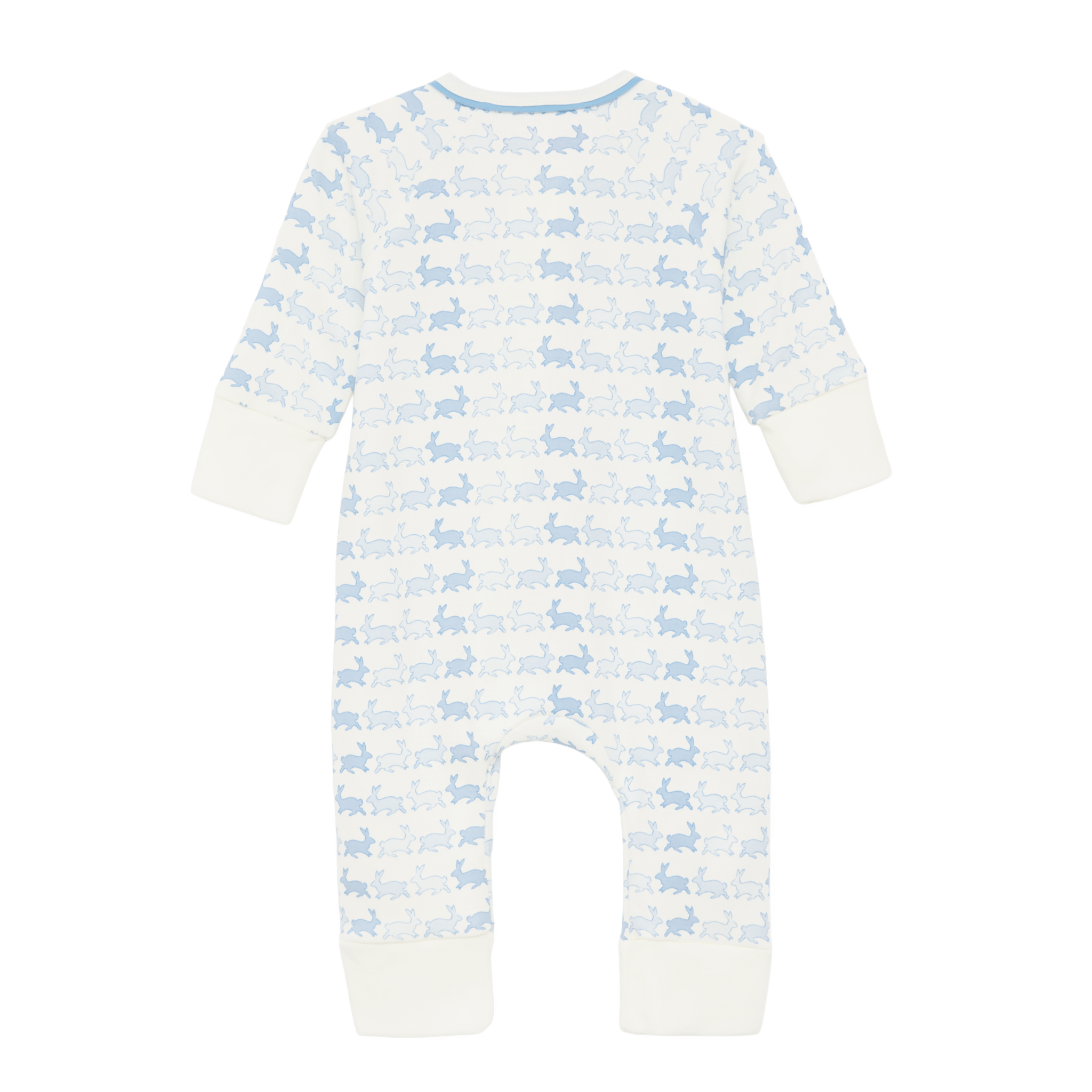 Bunny Hop Zip Playsuit - Sky - Luna and Arlo Playsuit