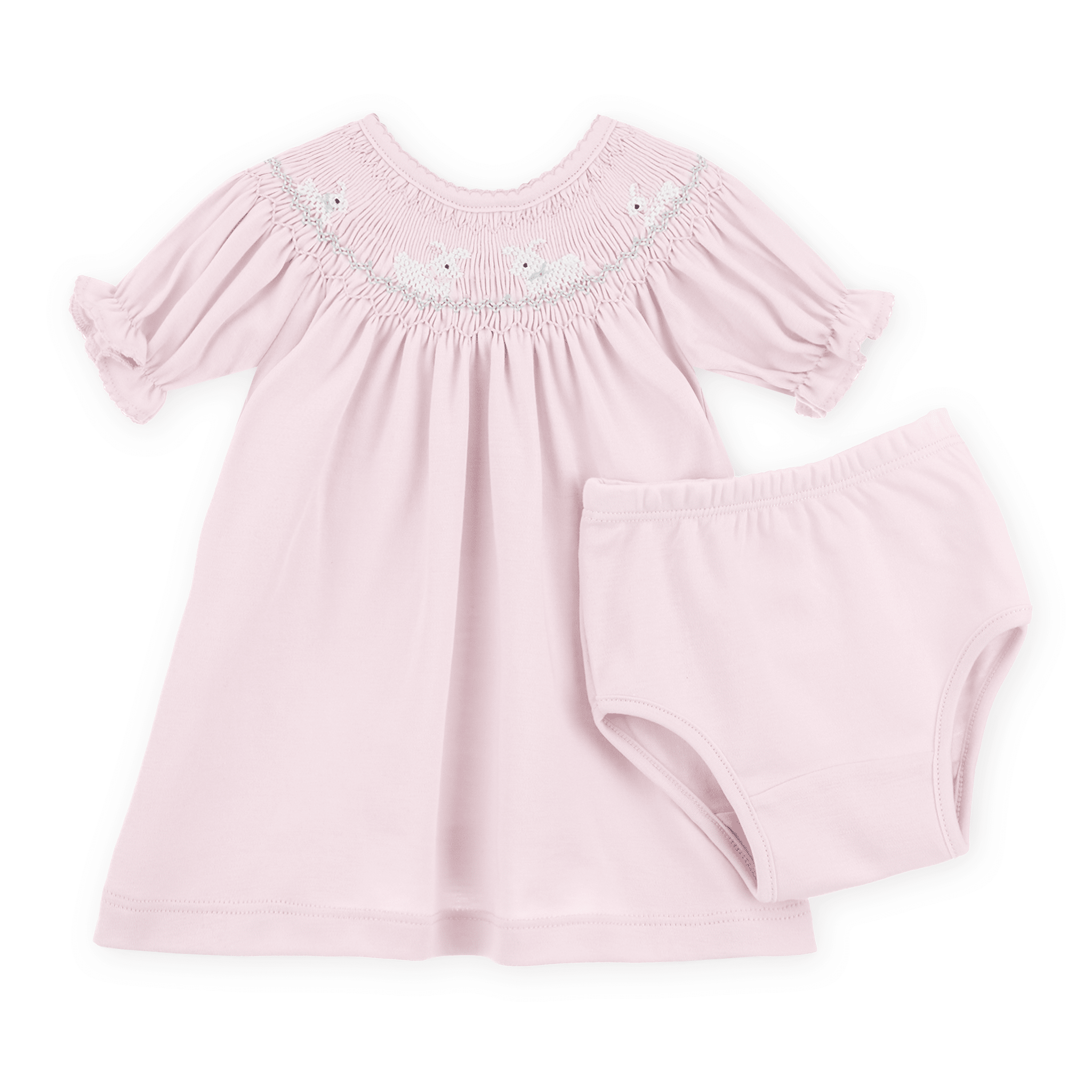 Bunny Love Classics Bishop Dress - Pink - Magnolia BabyDress