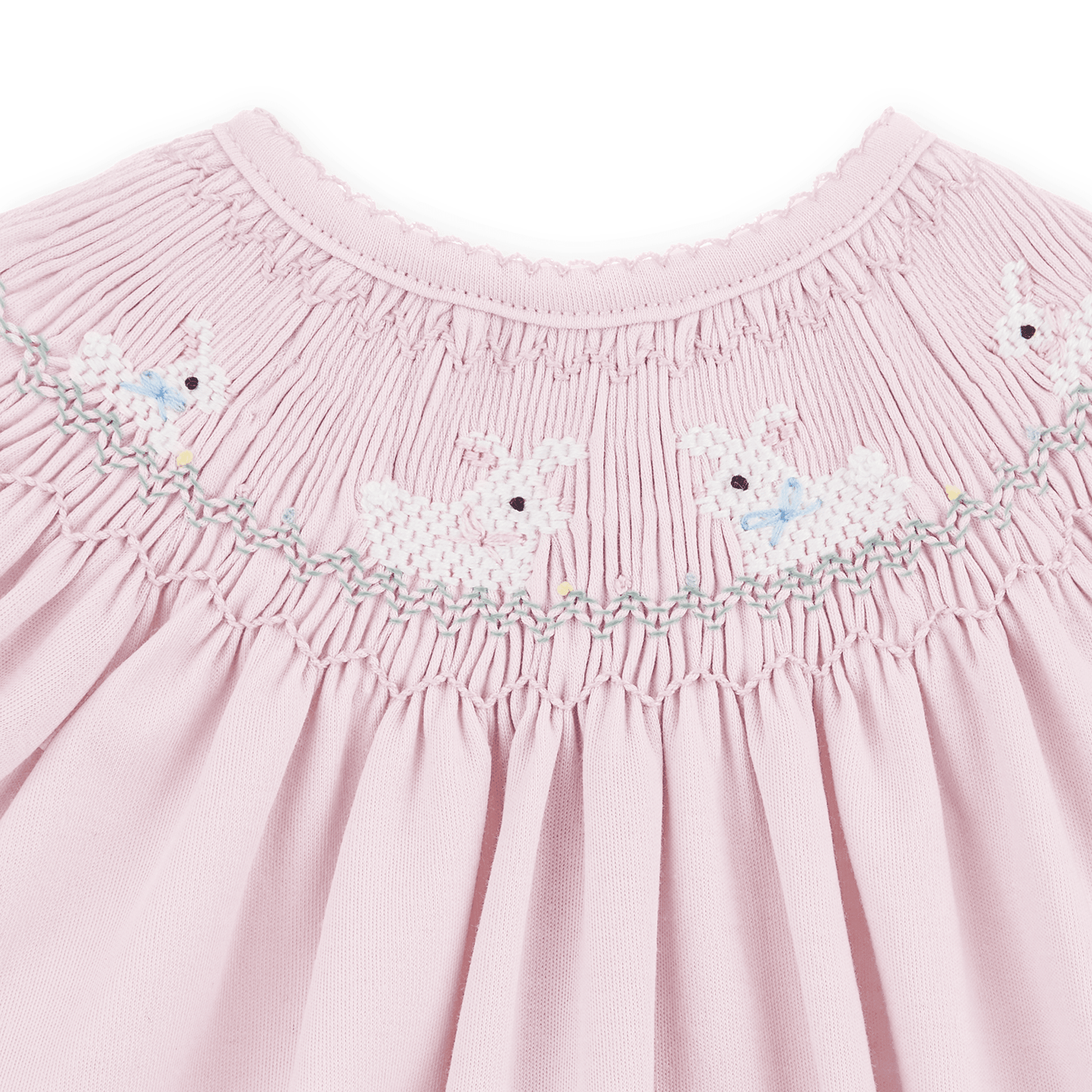 Bunny Love Classics Bishop Footie - Pink - Magnolia BabyFootie