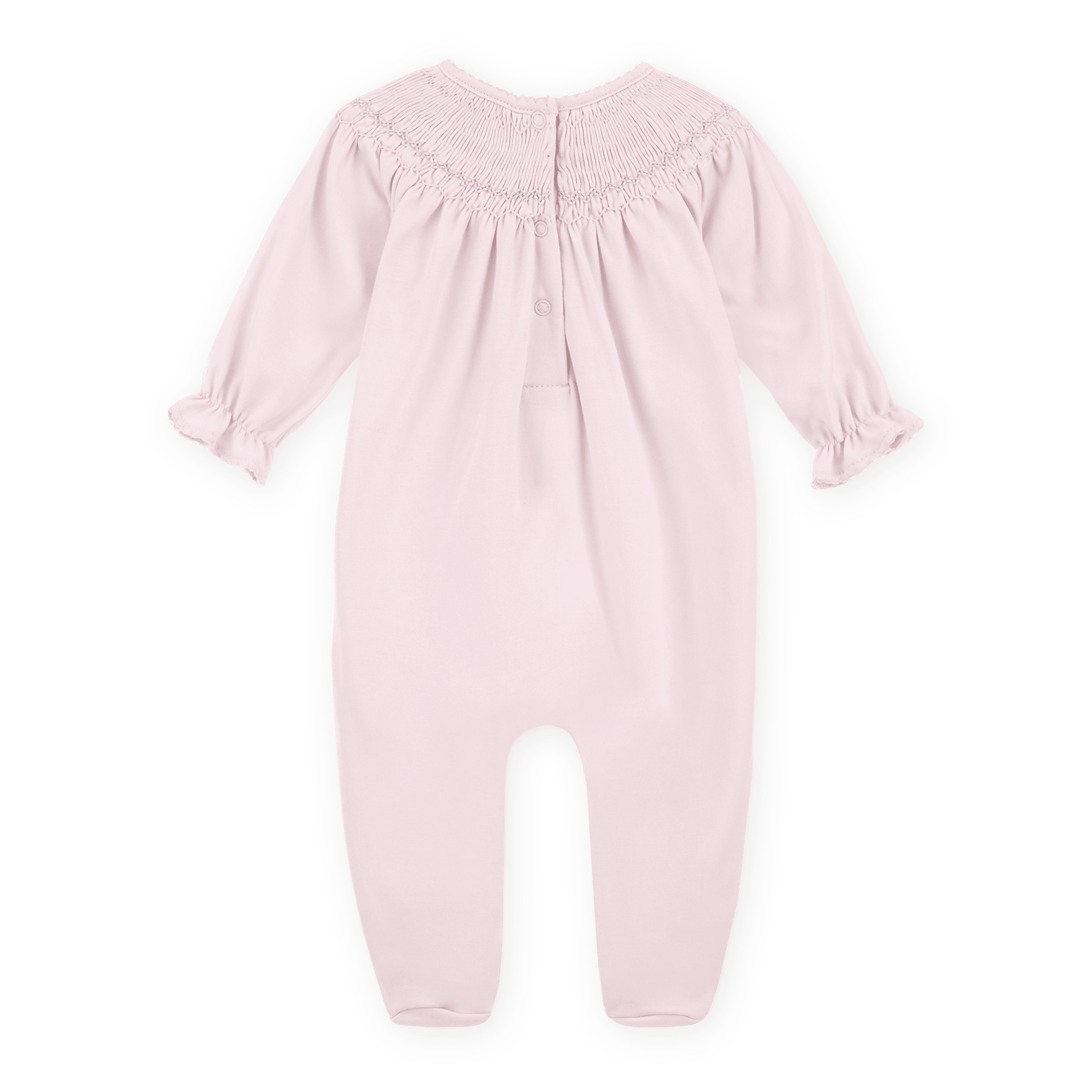 Bunny Love Classics Bishop Footie - Pink - Magnolia BabyFootie
