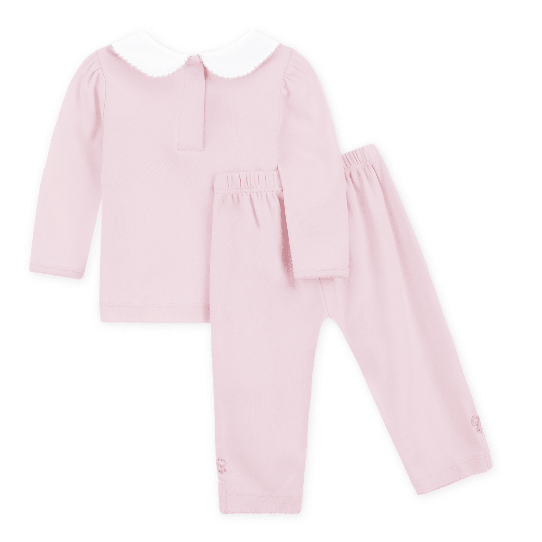 Bunny Love Classics Smocked 2pc Pant Set - Pink - Magnolia Baby2pc Pant Set