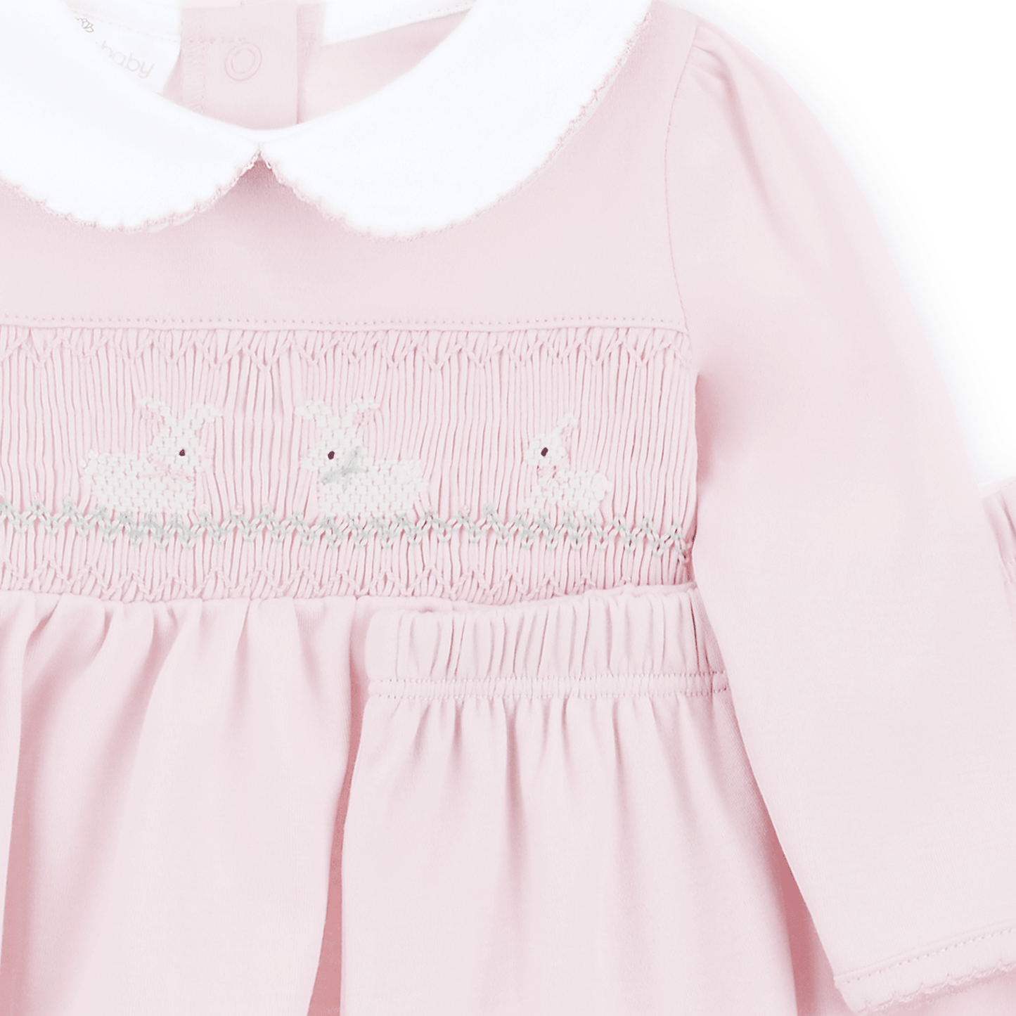 Bunny Love Classics Smocked 2pc Pant Set - Pink - Magnolia Baby2pc Pant Set