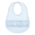Bunny Love Classics Smocked Bib - Light Blue - Magnolia BabyBib