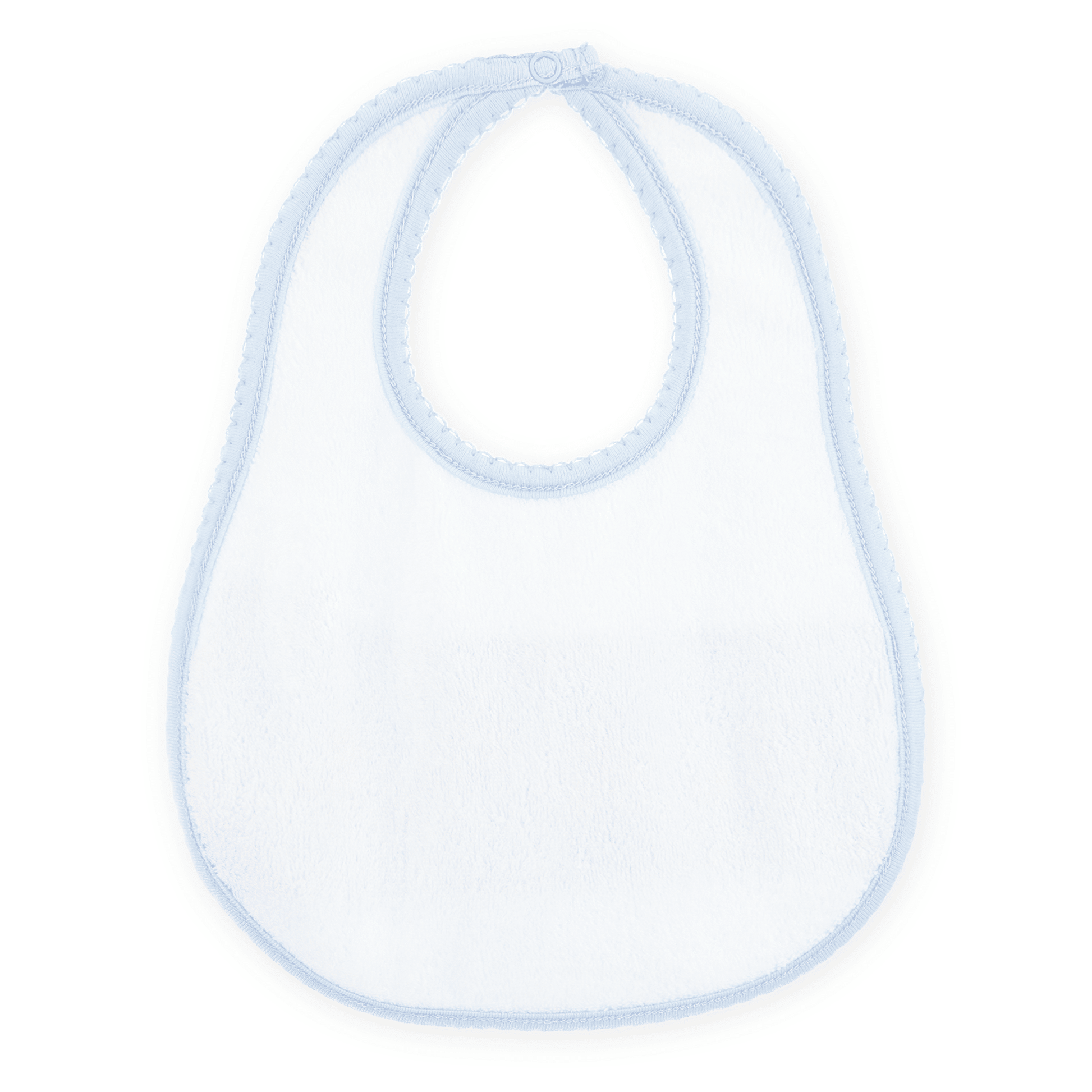 Bunny Love Classics Smocked Bib - Light Blue - Magnolia BabyBib