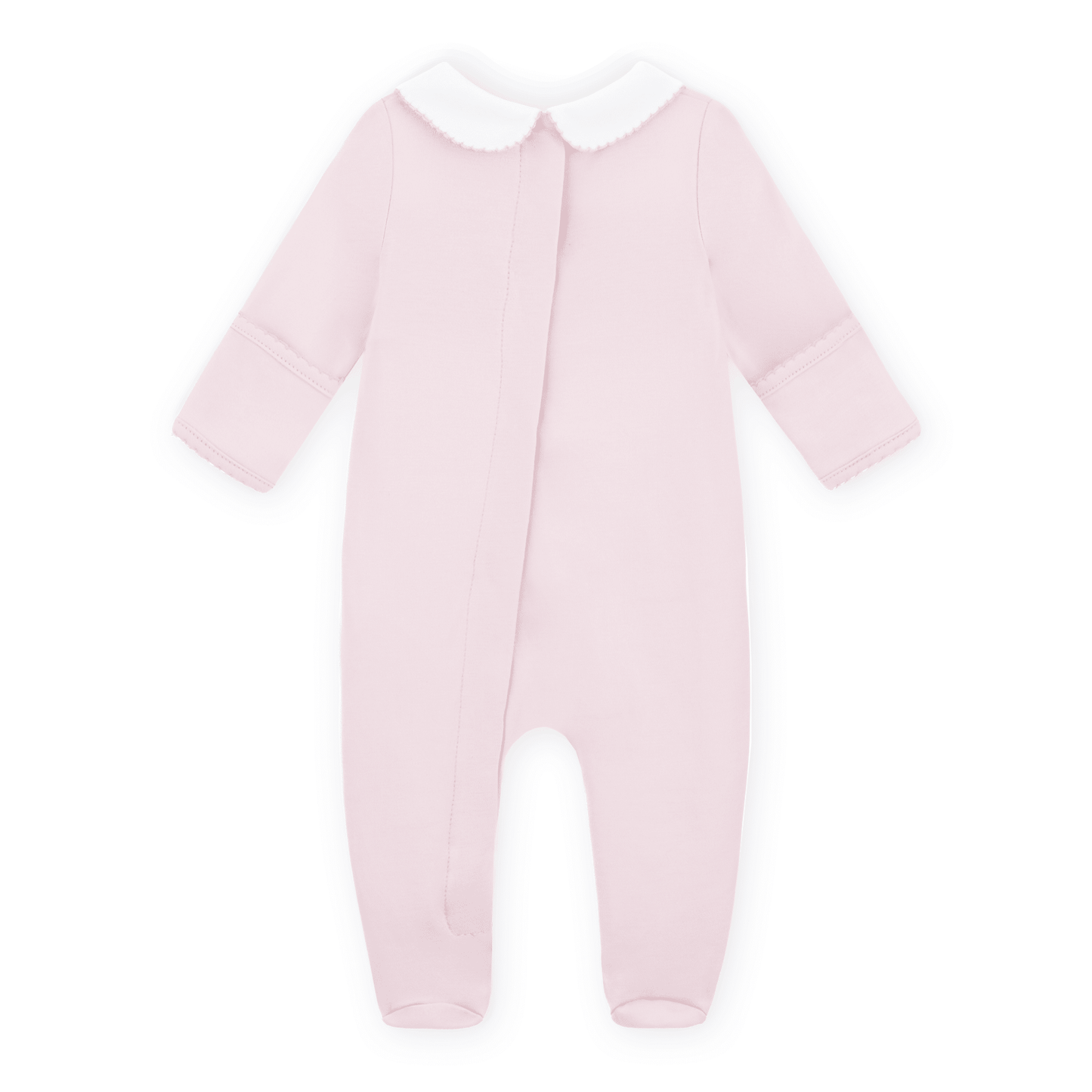 Bunny Love Classics Smocked Footie - Pink - Magnolia BabyFootie