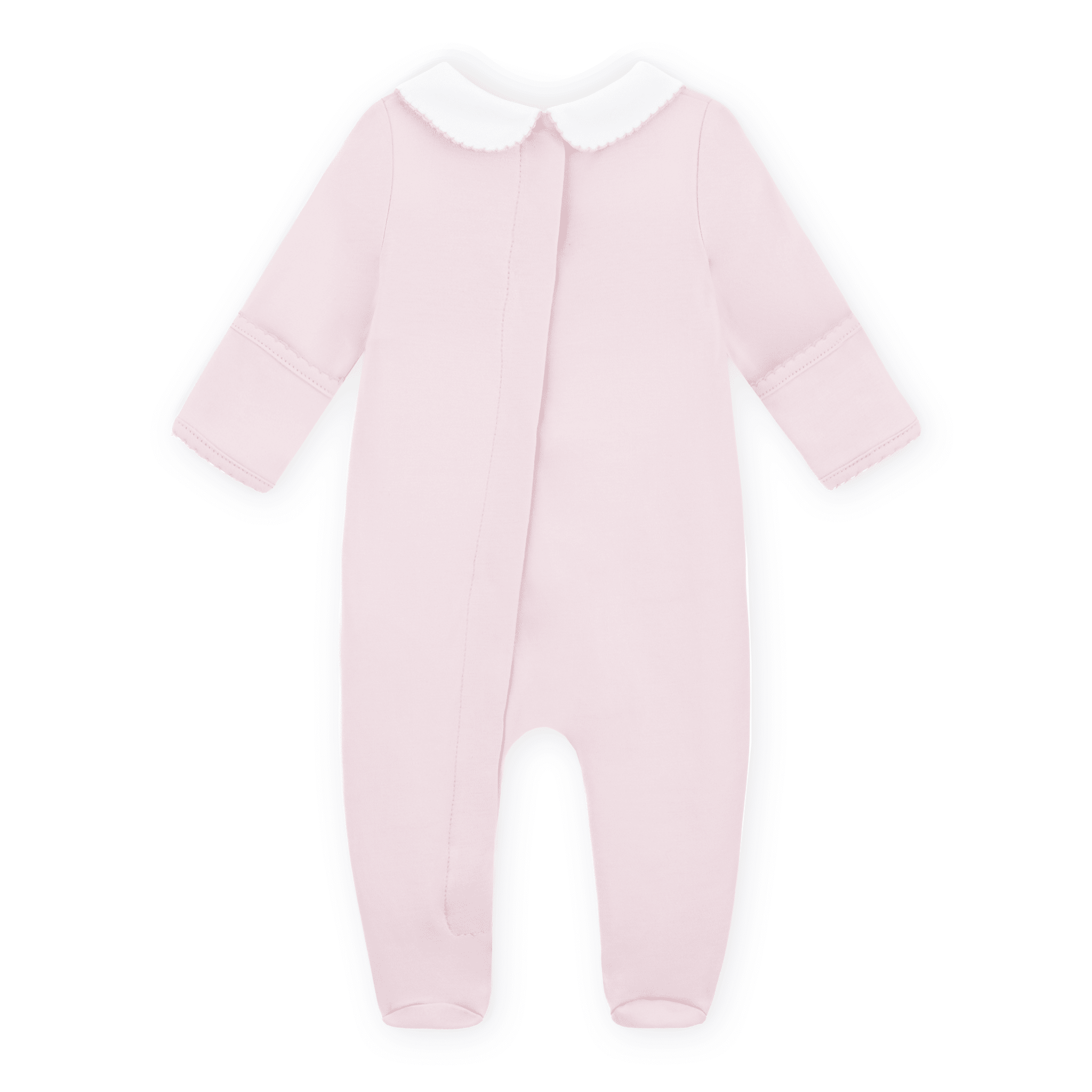 Bunny Love Classics Smocked Footie - Pink - Magnolia BabyFootie