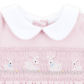 Bunny Love Classics Smocked Gathered Gown - Pink - Magnolia BabyGown