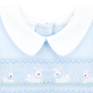 Bunny Love Classics Smocked Pleated Gown - Light Blue - Magnolia BabyGown