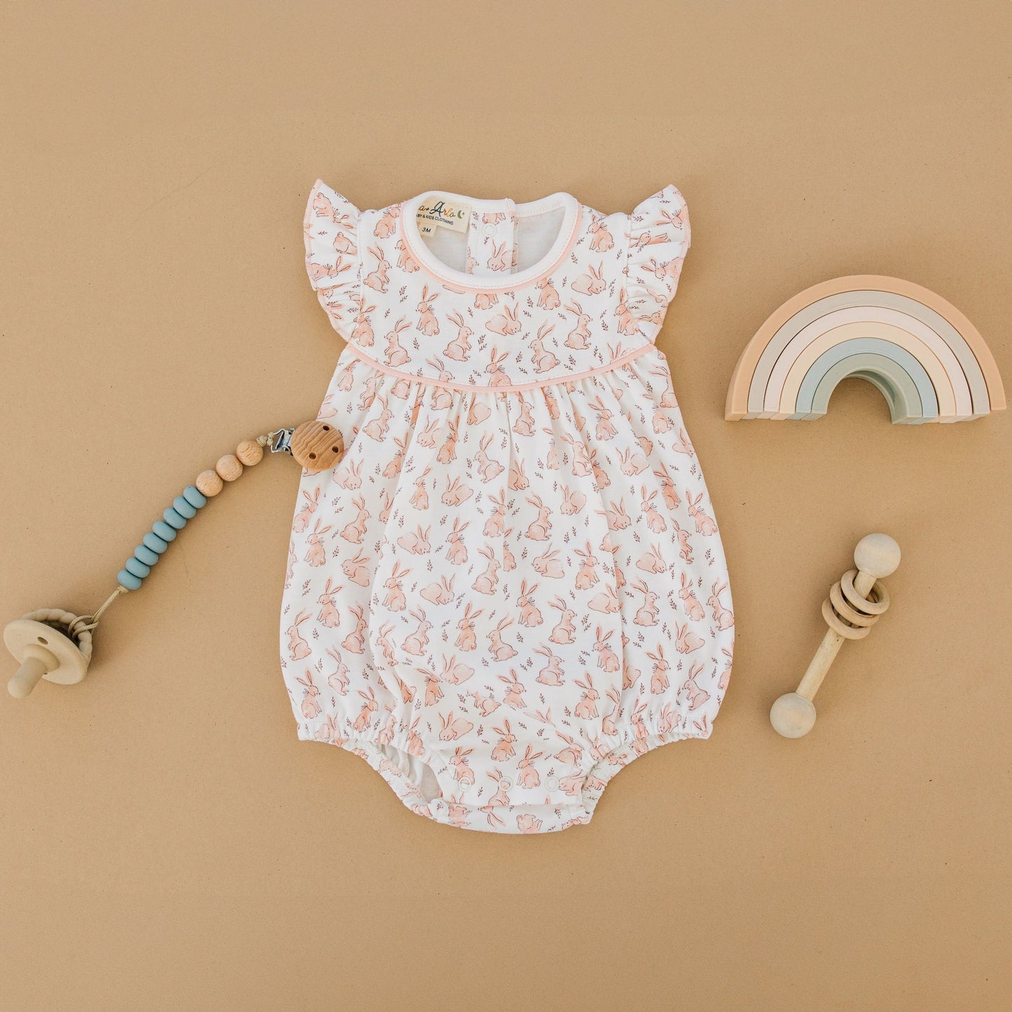 Bunny Patch Bubble - Pink - Luna and ArloBubble