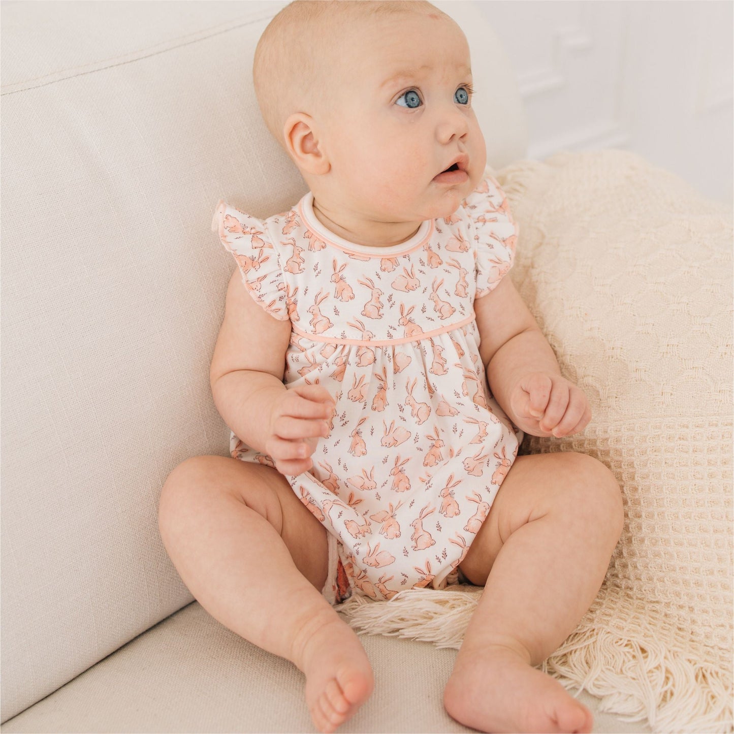 Bunny Patch Bubble - Pink - Luna and ArloBubble