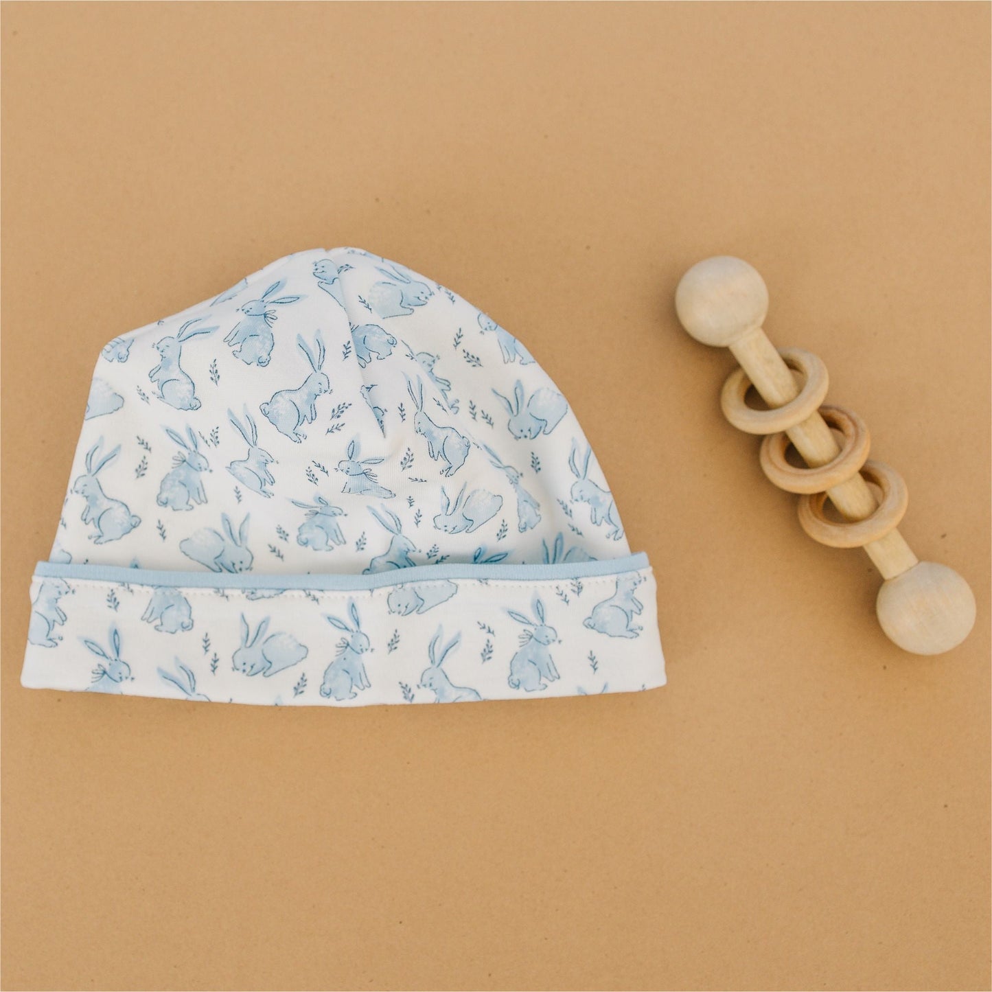 Bunny Patch Hat - Light Blue - Luna and ArloHat