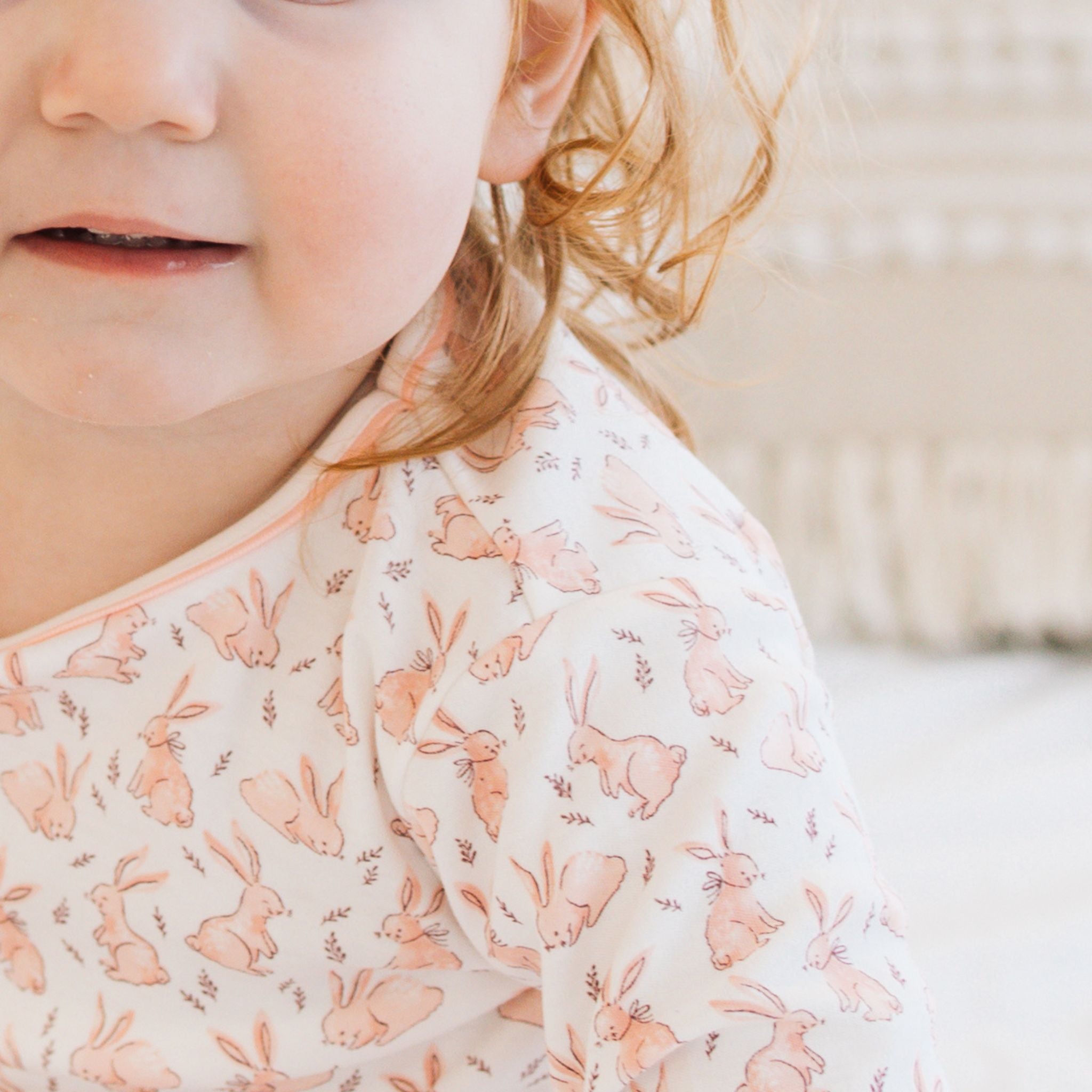 Bunny Patch Long Pajamas - Pink - Luna and ArloLong Pajamas