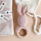 Bunny Teething Rattle - Pink - Magnolia BabyTeether
