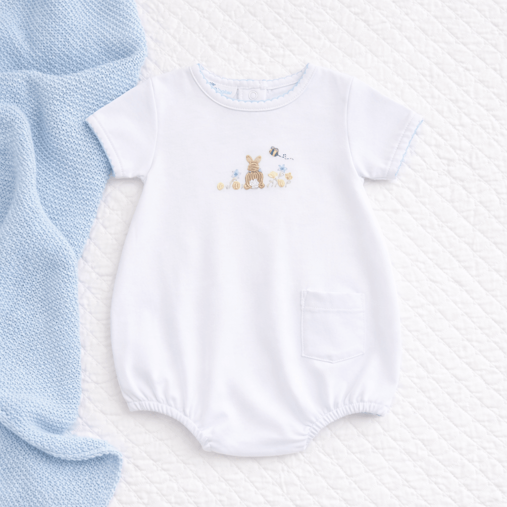 Bunny's Basket Bubble - Light Blue - Magnolia BabyBubble