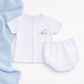 Bunny's Basket Diaper Cover Set - Light Blue - Magnolia BabyDiaper Cover