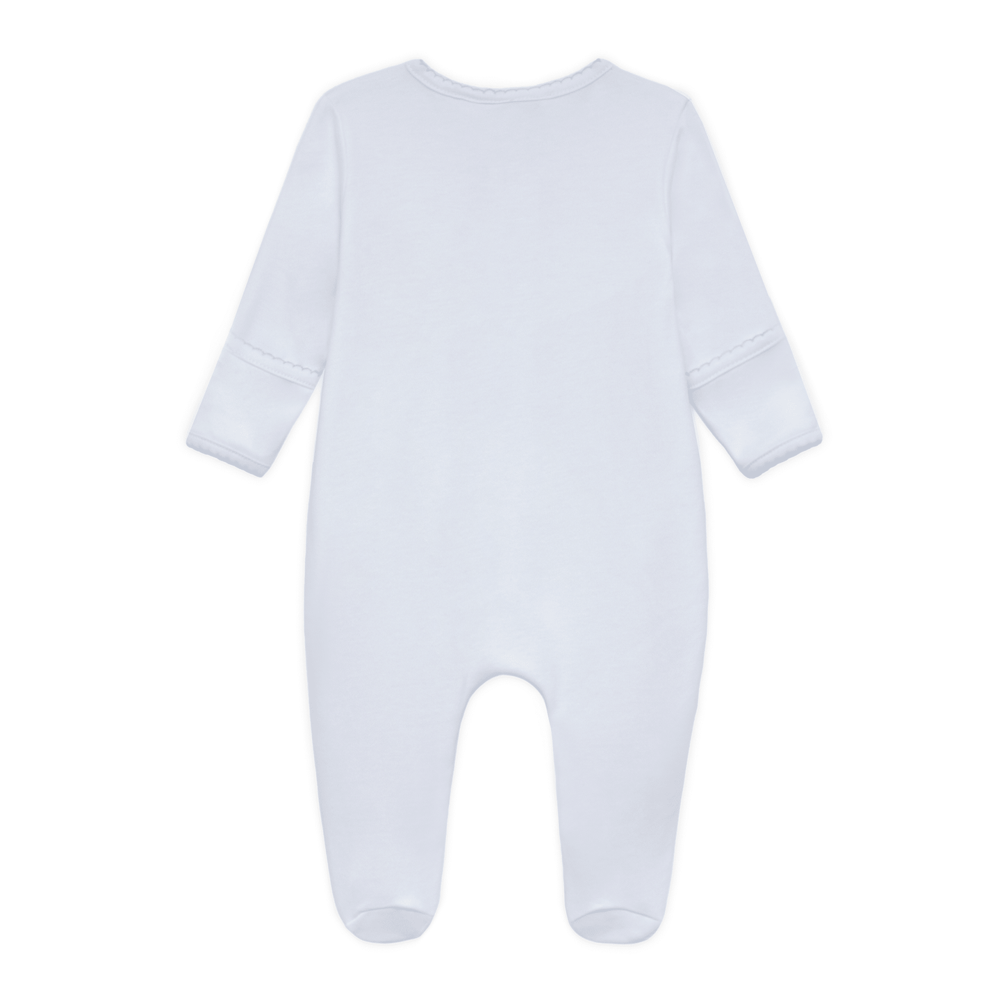 Bunny's Basket Footie - Light Blue - Magnolia BabyFootie
