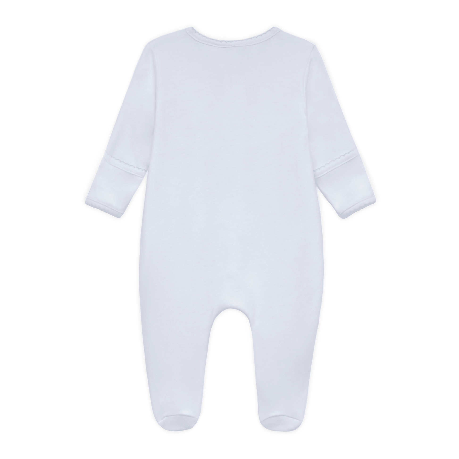 Bunny's Basket Footie - Light Blue - Magnolia BabyFootie