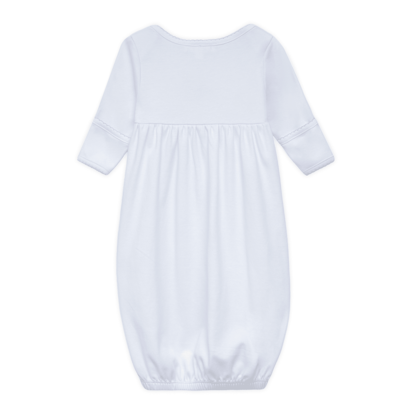 Bunny's Basket Gathered Gown - Light Blue - Magnolia BabyGown