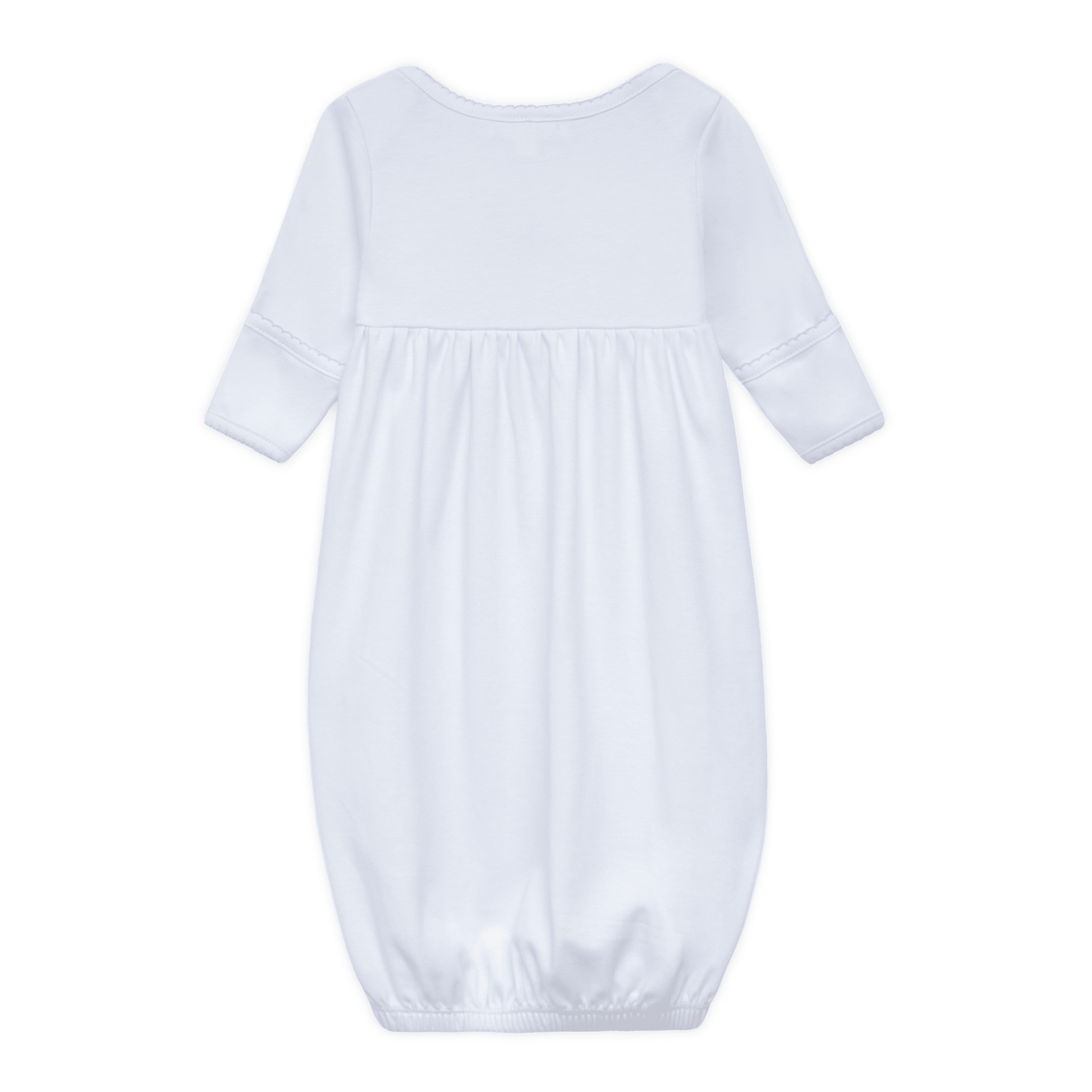 Bunny's Basket Gathered Gown - Light Blue - Magnolia BabyGown