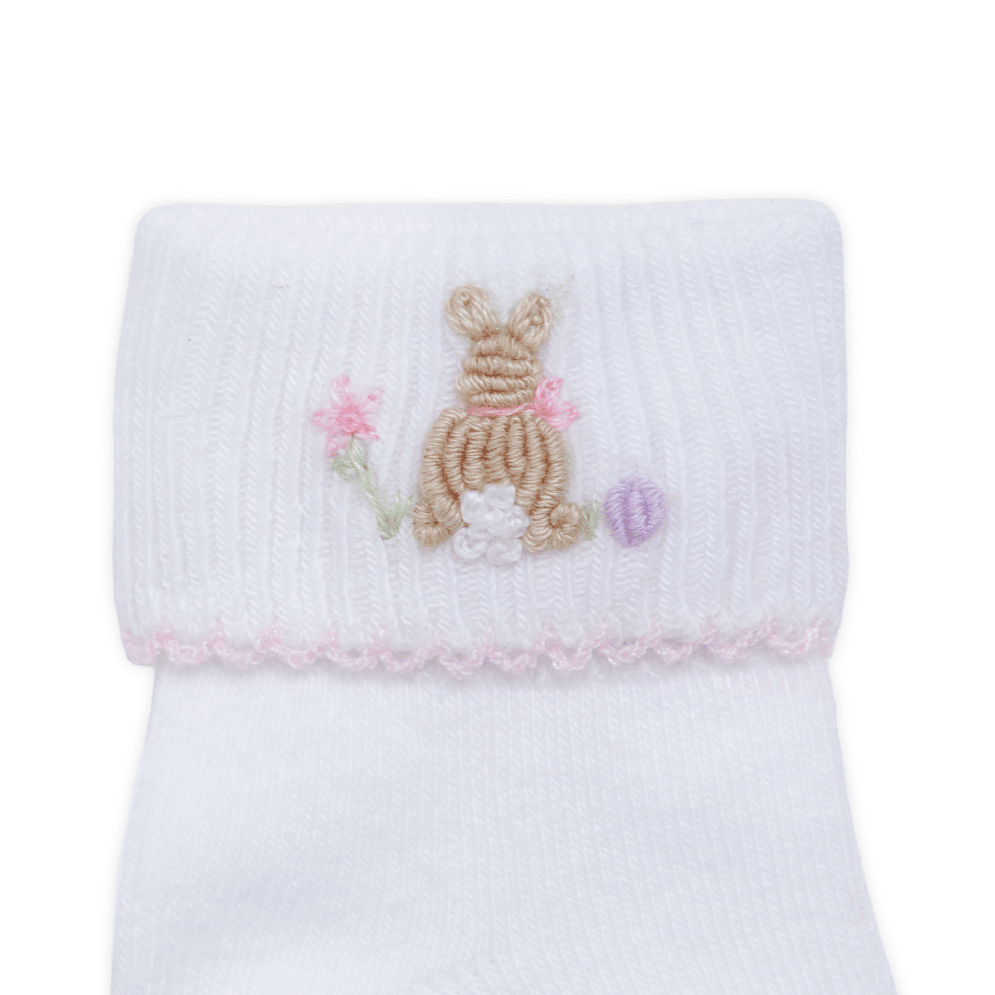 Bunny's Basket Socks - Pink - Magnolia BabySocks