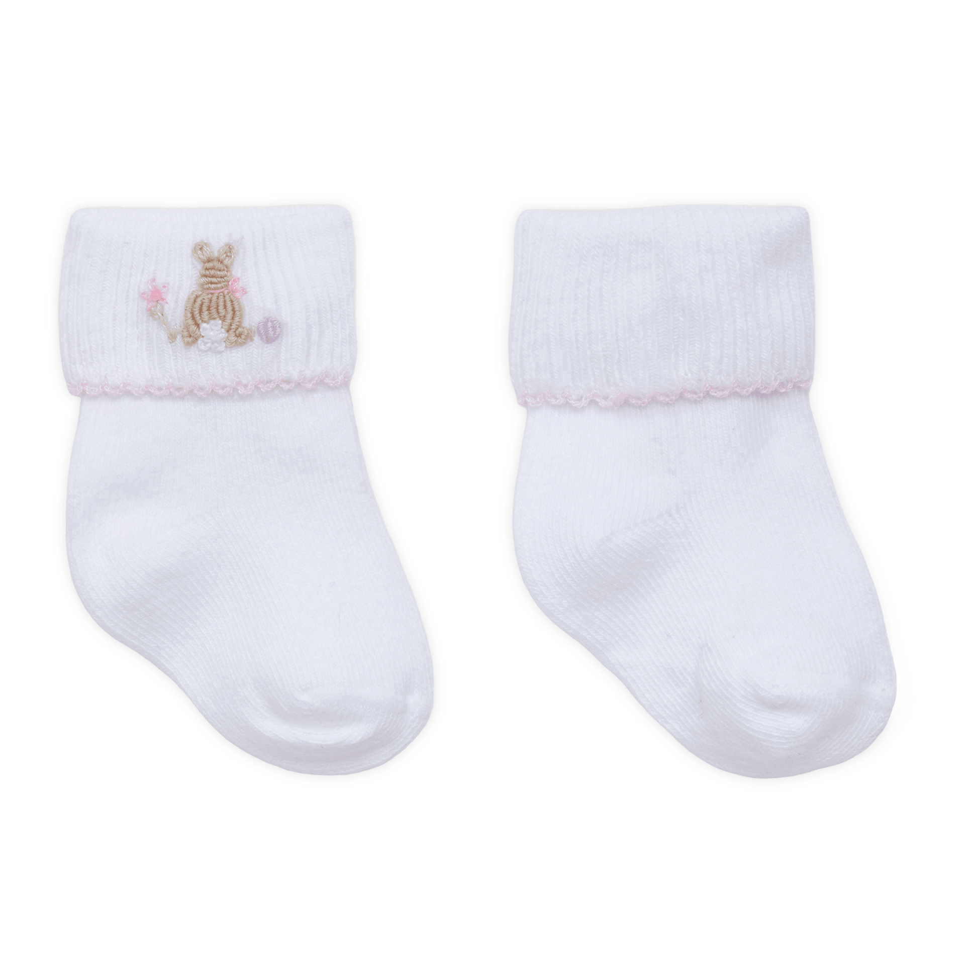 Bunny's Basket Socks - Pink - Magnolia BabySocks