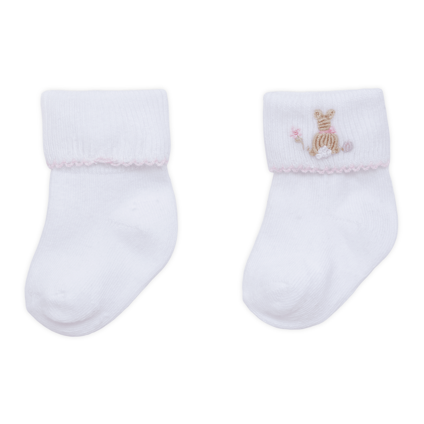 Bunny's Basket Socks - Pink - Magnolia BabySocks