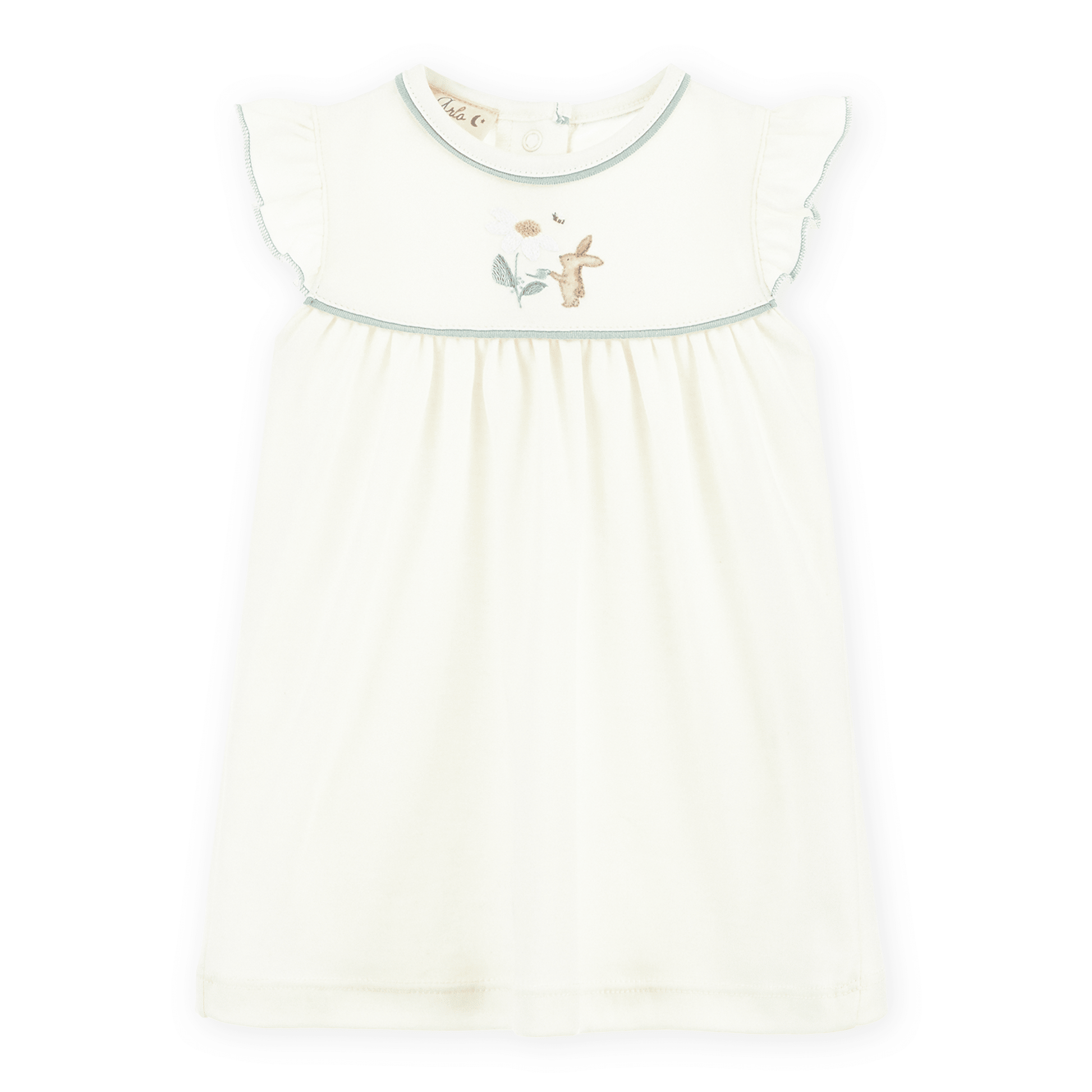 Bunny's Daisy Garden Embroidered Dress - Magnolia BabyDress