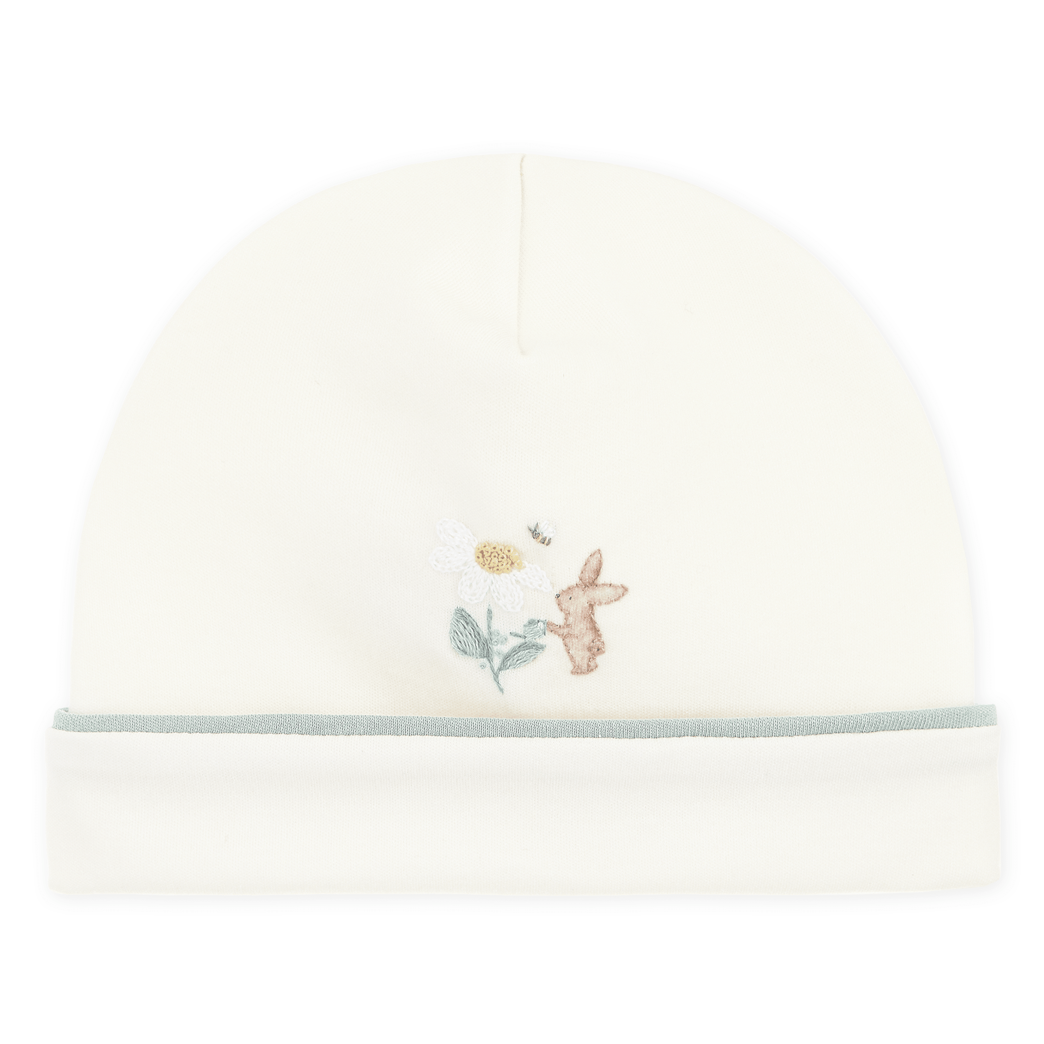 Bunny's Daisy Garden Embroidered Hat - Magnolia BabyHat