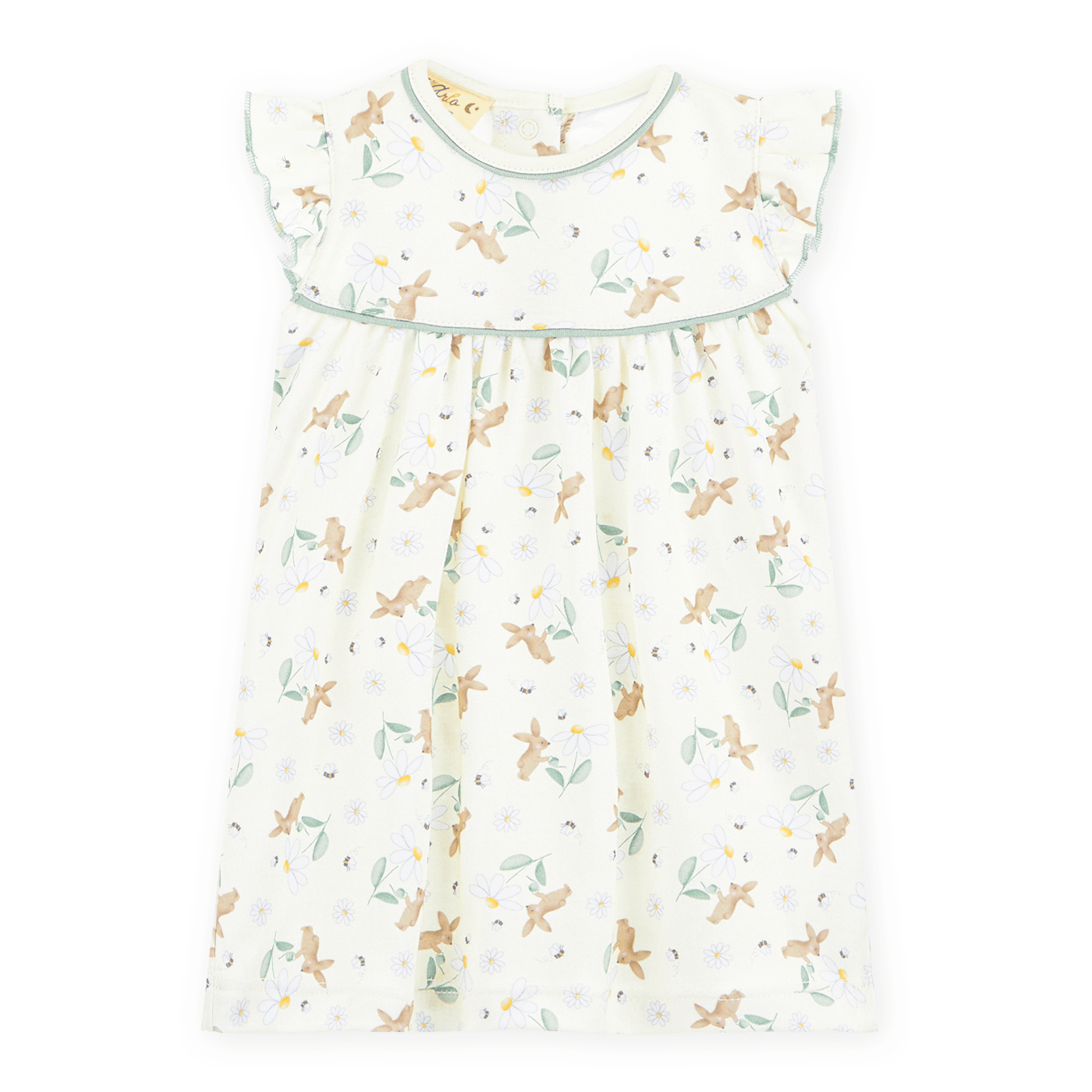 Luna and Arlo_Bunny's Daisy Garden Print Dress_3