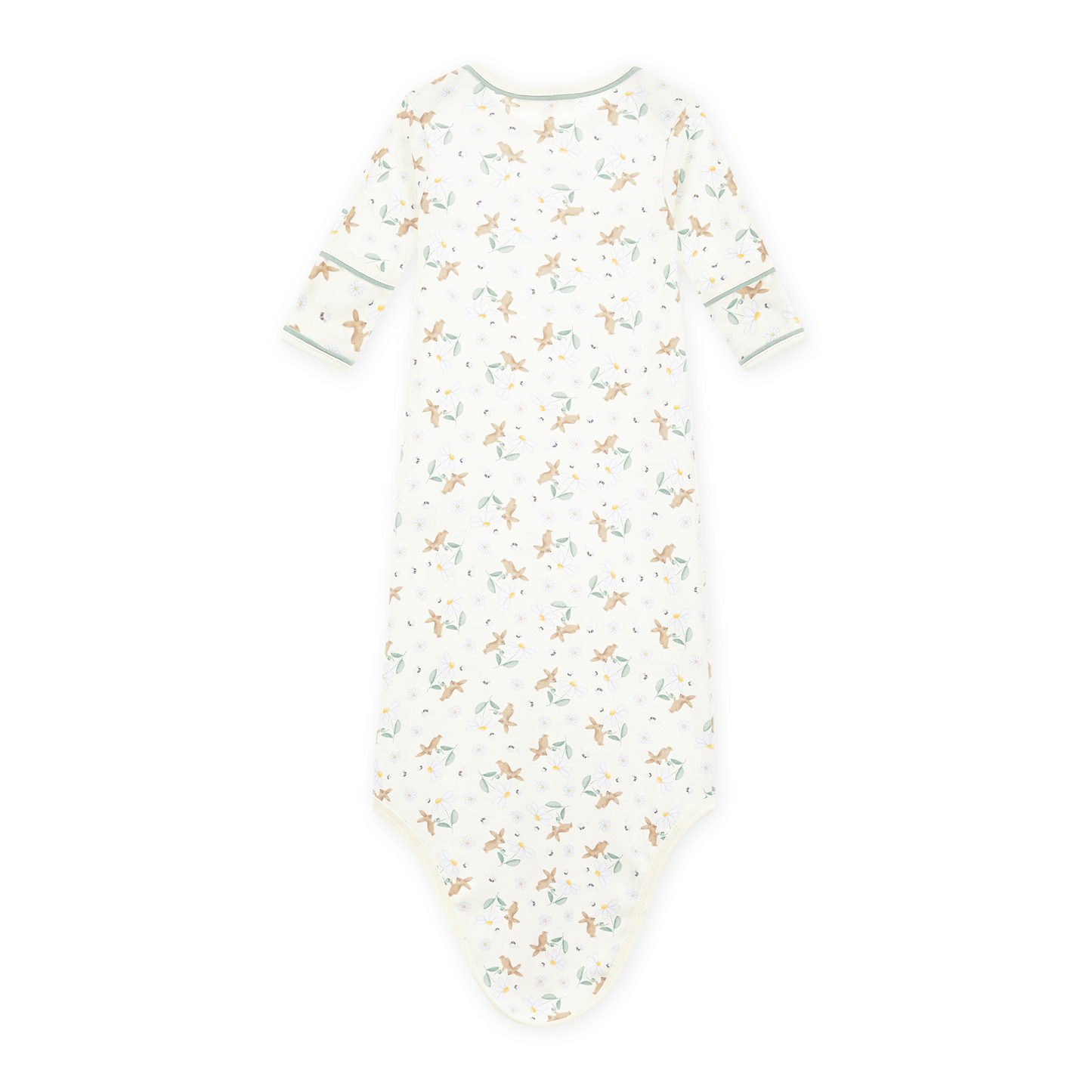 Luna and Arlo_Bunny's Daisy Garden Print Knot Gown_2
