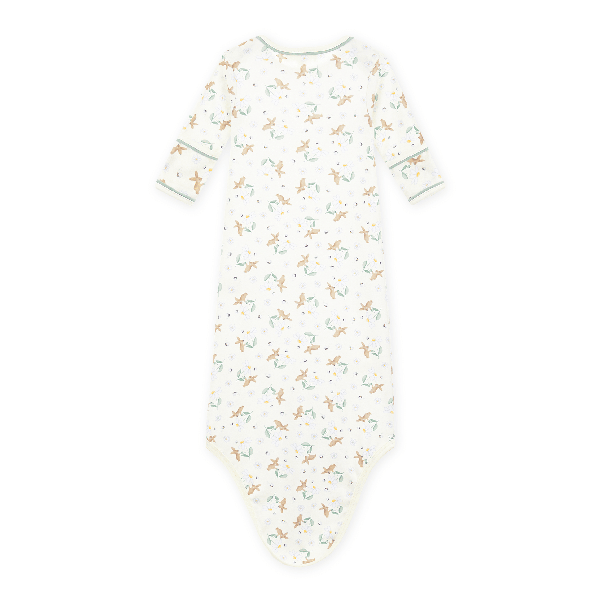 Luna and Arlo_Bunny's Daisy Garden Print Knot Gown_2