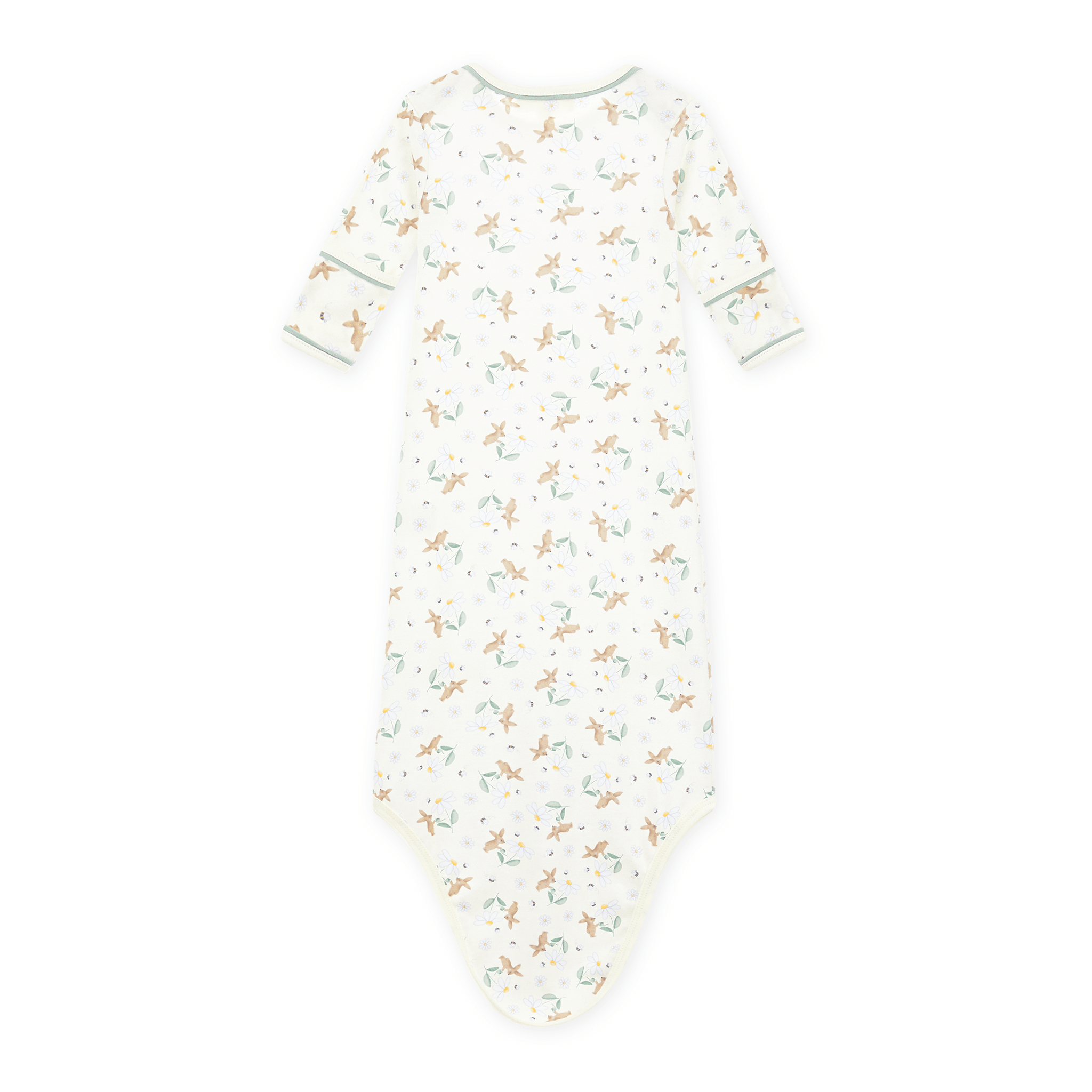 Luna and Arlo_Bunny's Daisy Garden Print Knot Gown_2
