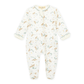 Bunny's Daisy Garden Print Ruffle Zip Footie - Magnolia BabyFootie