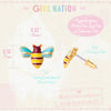 Buzzing Bee Pierced Earrings - Magnolia BabyEarrings