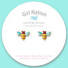Buzzing Bee Pierced Earrings - Magnolia BabyEarrings