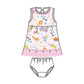 Cake, Presents, Party! Dress Set in Pink - Magnolia BabyDress