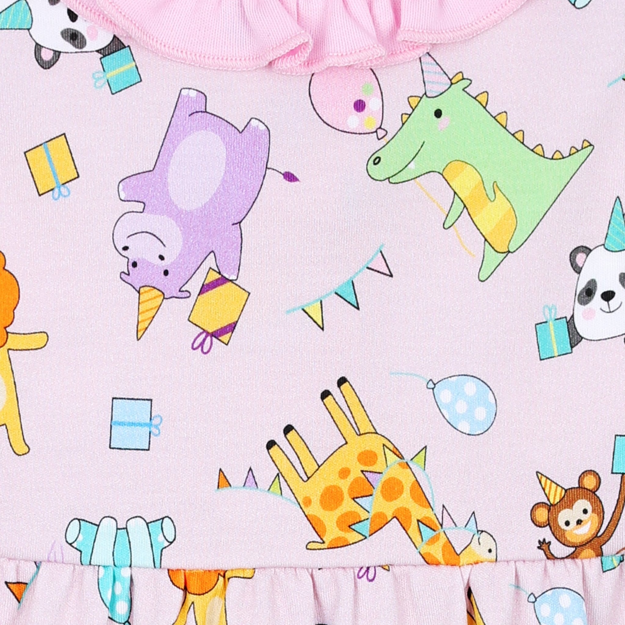 Cake, Presents, Party! Dress Set in Pink - Magnolia BabyDress