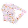 Cake, Presents, Party! Infant/Toddler Long Pajamas in Pink - Magnolia BabyLong Pajamas