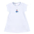Call of the Sea Blue Embroidered Dress - Magnolia BabyDress