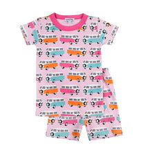  Camper Van Pink Short Pajama - Magnolia BabyShort Pajamas