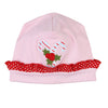 Candy Cane Applique Embroidered Ruffle Hat - Magnolia BabyHat