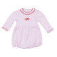 Candy Cane Lane Embroidered Long Sleeve Bubble - Magnolia BabyBubble