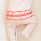 Candy Cane Lane Embroidered Ruffle Footie - Magnolia BabyFootie