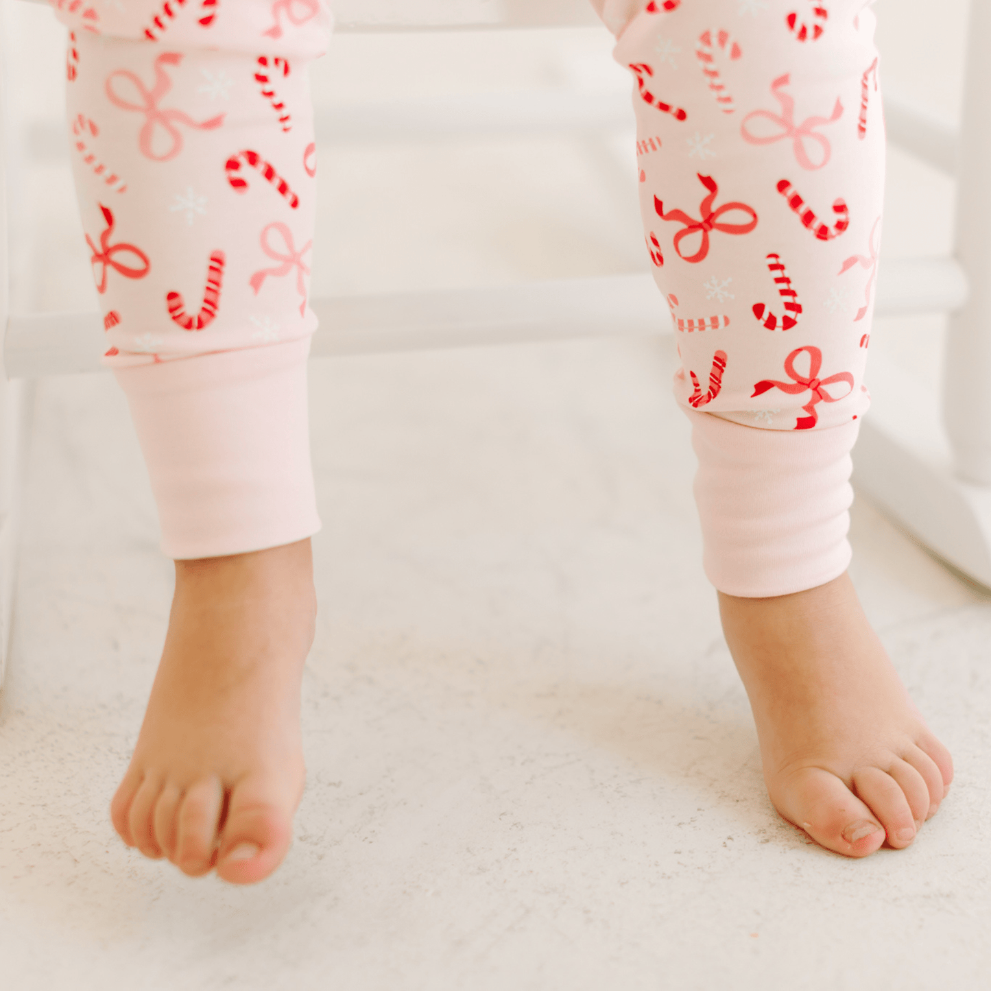 Candy Cane Lane Long Pajamas - Magnolia BabyLong Pajamas