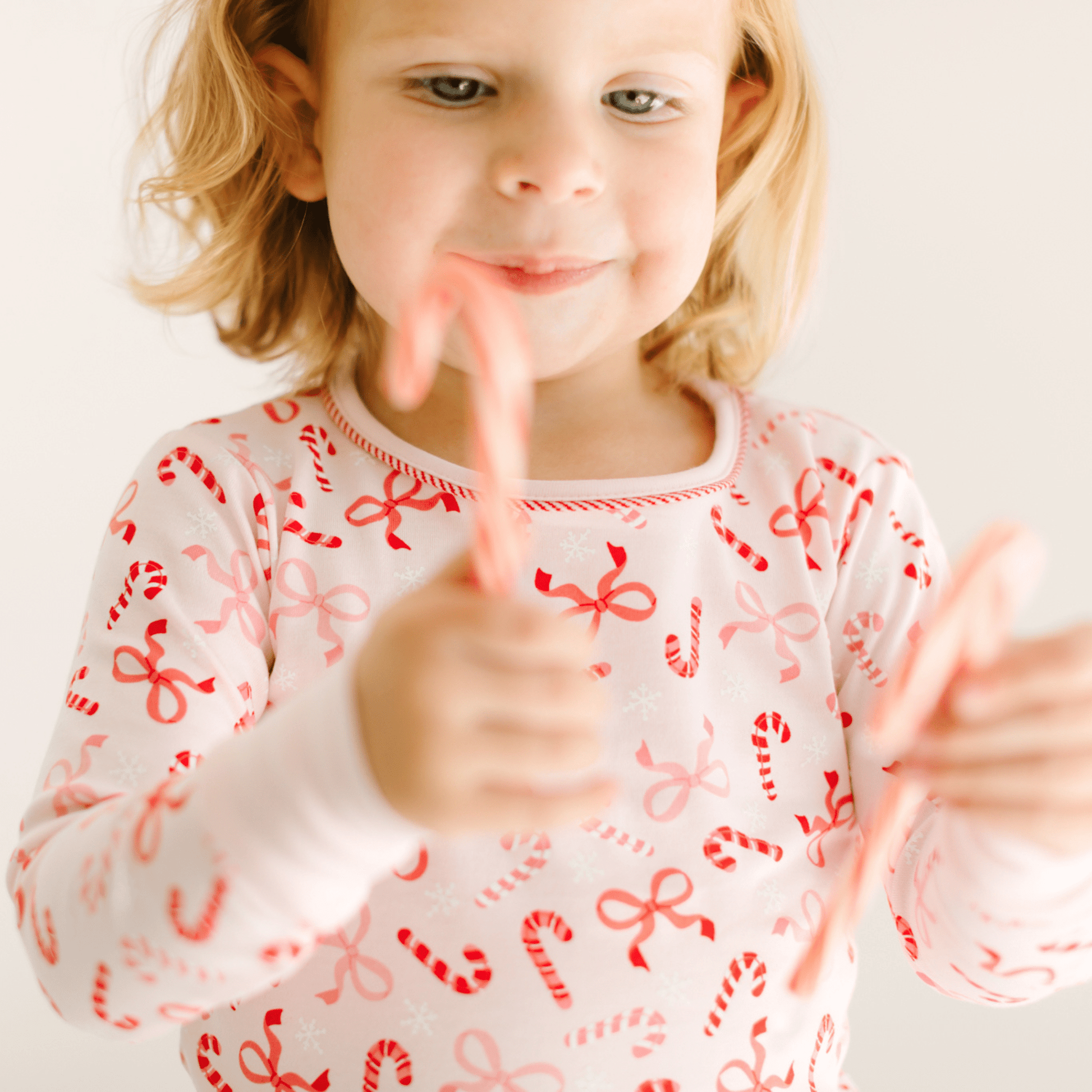 Candy Cane Lane Long Pajamas - Magnolia BabyLong Pajamas