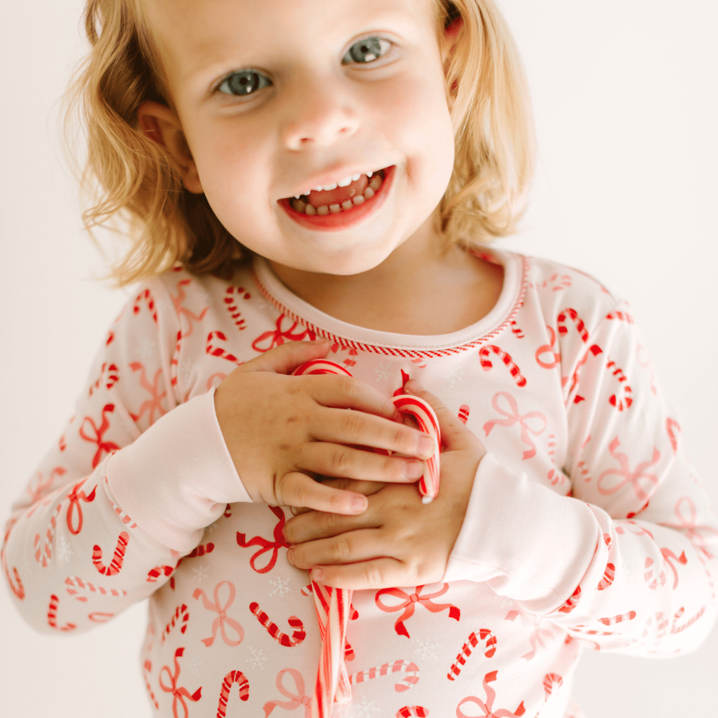 Candy Cane Lane Long Pajamas - Magnolia BabyLong Pajamas